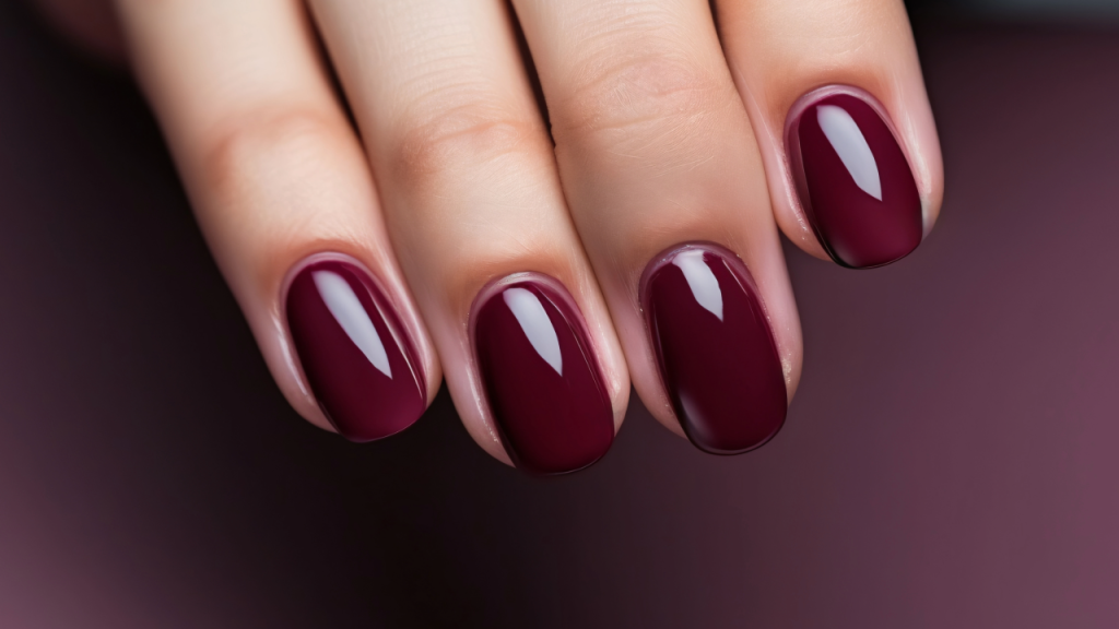 Burgundy Maroon Acrylics