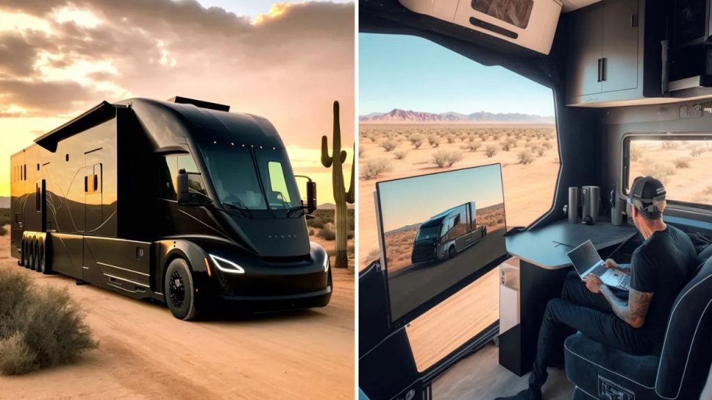 Fan-made Tesla Semi converted