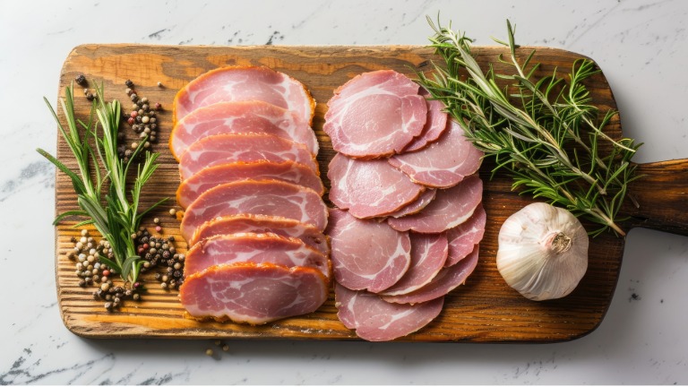 Canadian bacon vs ham