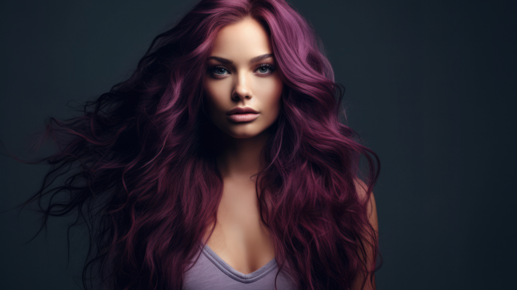 Black cherry hair color