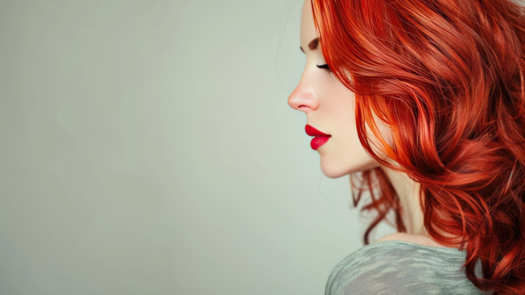 Cherry red hair color