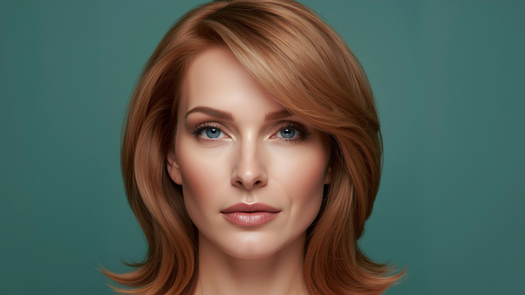 Copper brown hair color